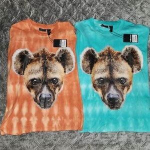 The Hundreds Stoic Short Sleeve - Size XL - 2 Shirt Set - Burnt Orange And Teal